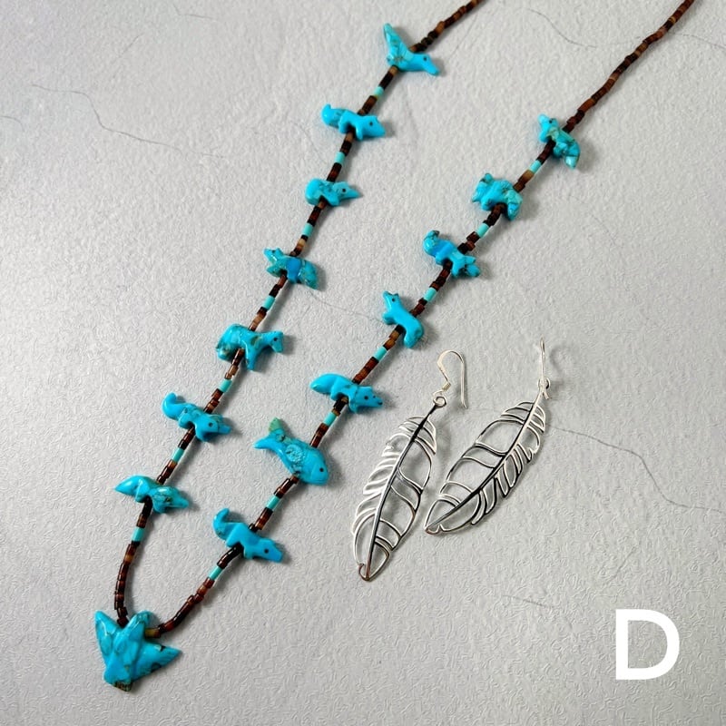 SPORTIFF スポーティフ◆ターコイズ フェティッシュネックレスインディアン Indian Jewelry》ターコイズ フェティッシュネックレス | 【公式通販