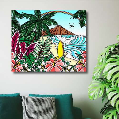 Art Panel F20（Waikiki Rainbow）