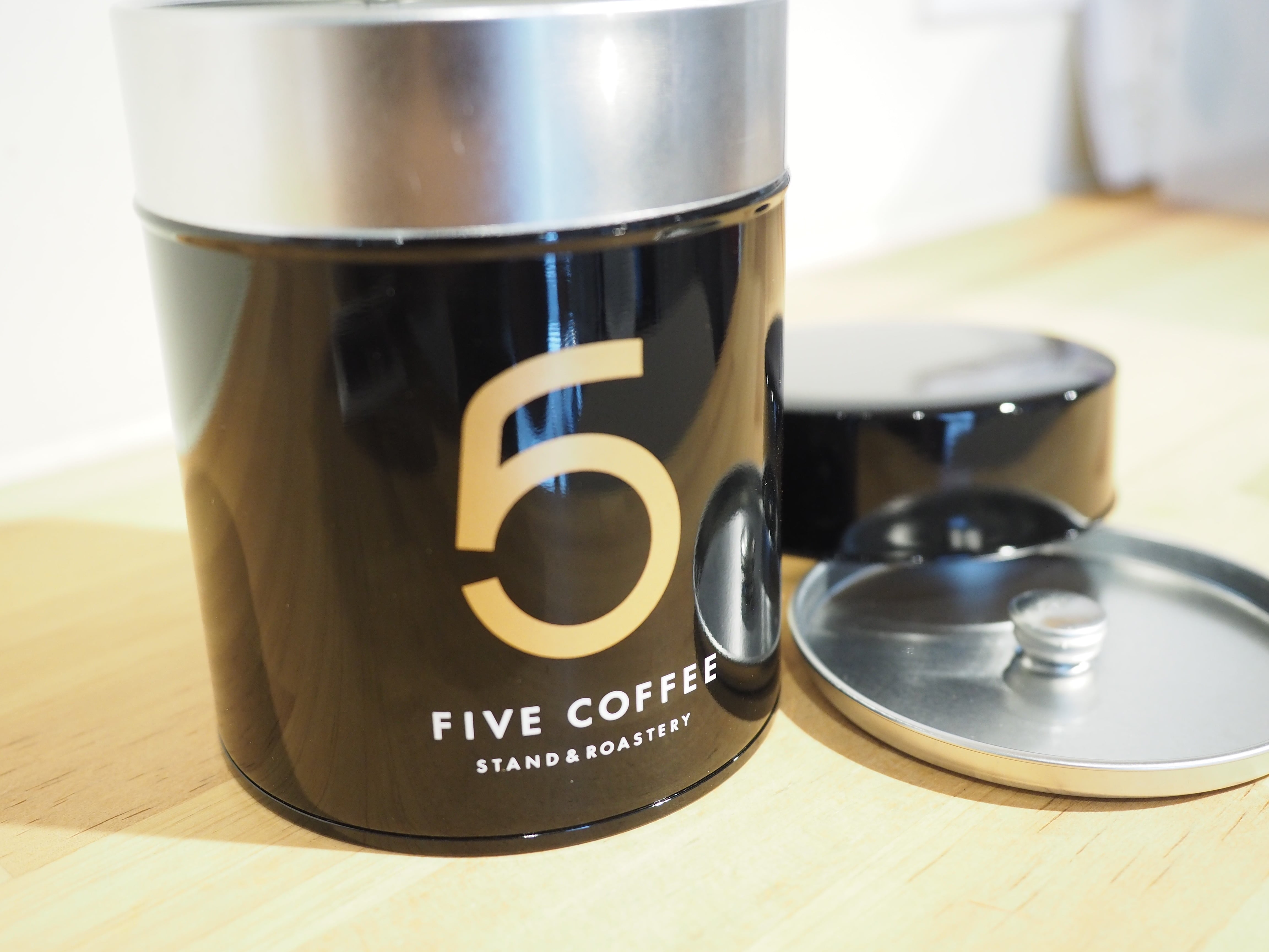 オリジナル コーヒー保存缶 | FIVE COFFEE STAND&ROASTERY