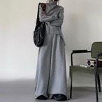 Asymmetrical Zip-Up Sweatshirt (ME223)