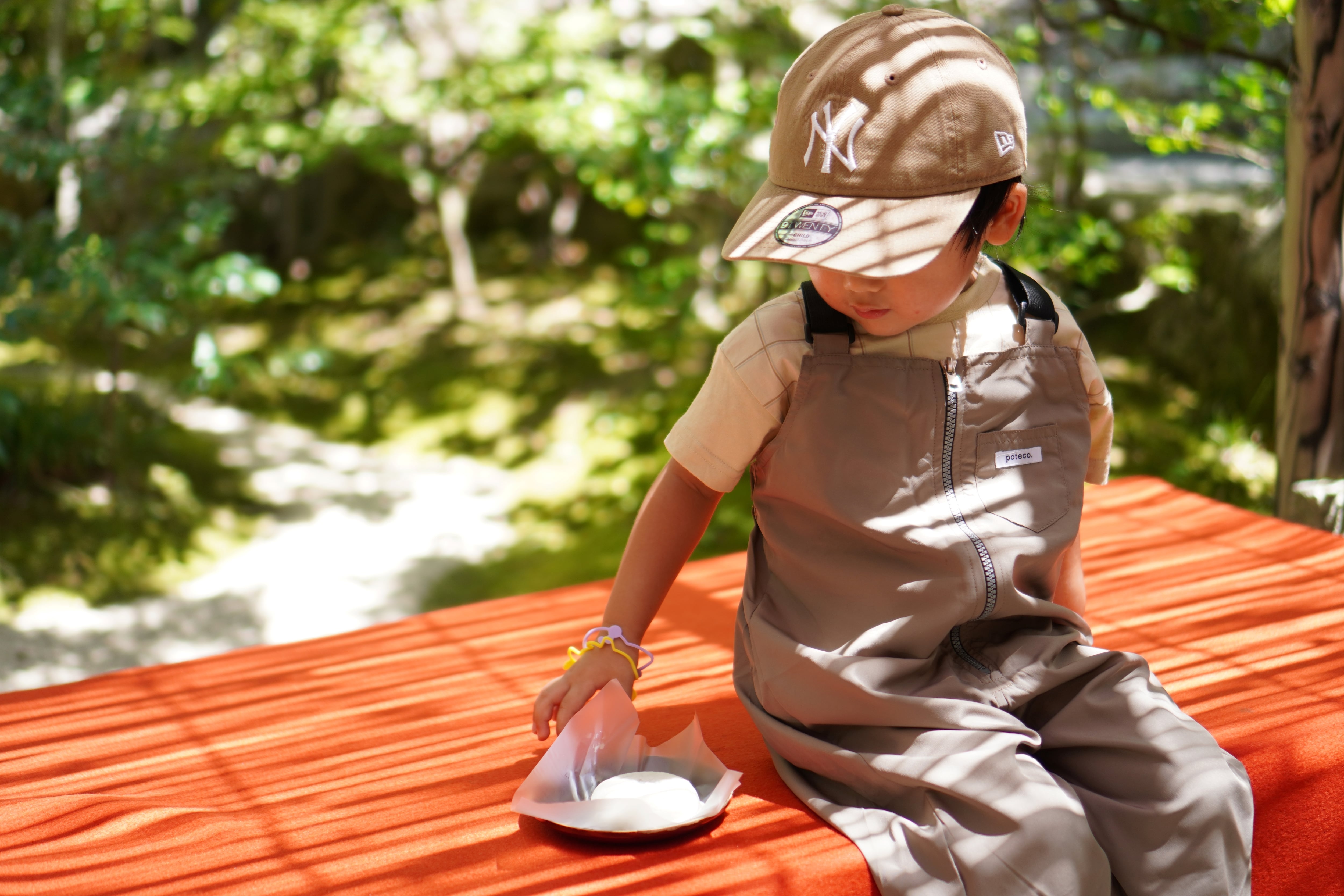 PLAYWEAR Overall ＆Purse (Color: Beige) | poteco.