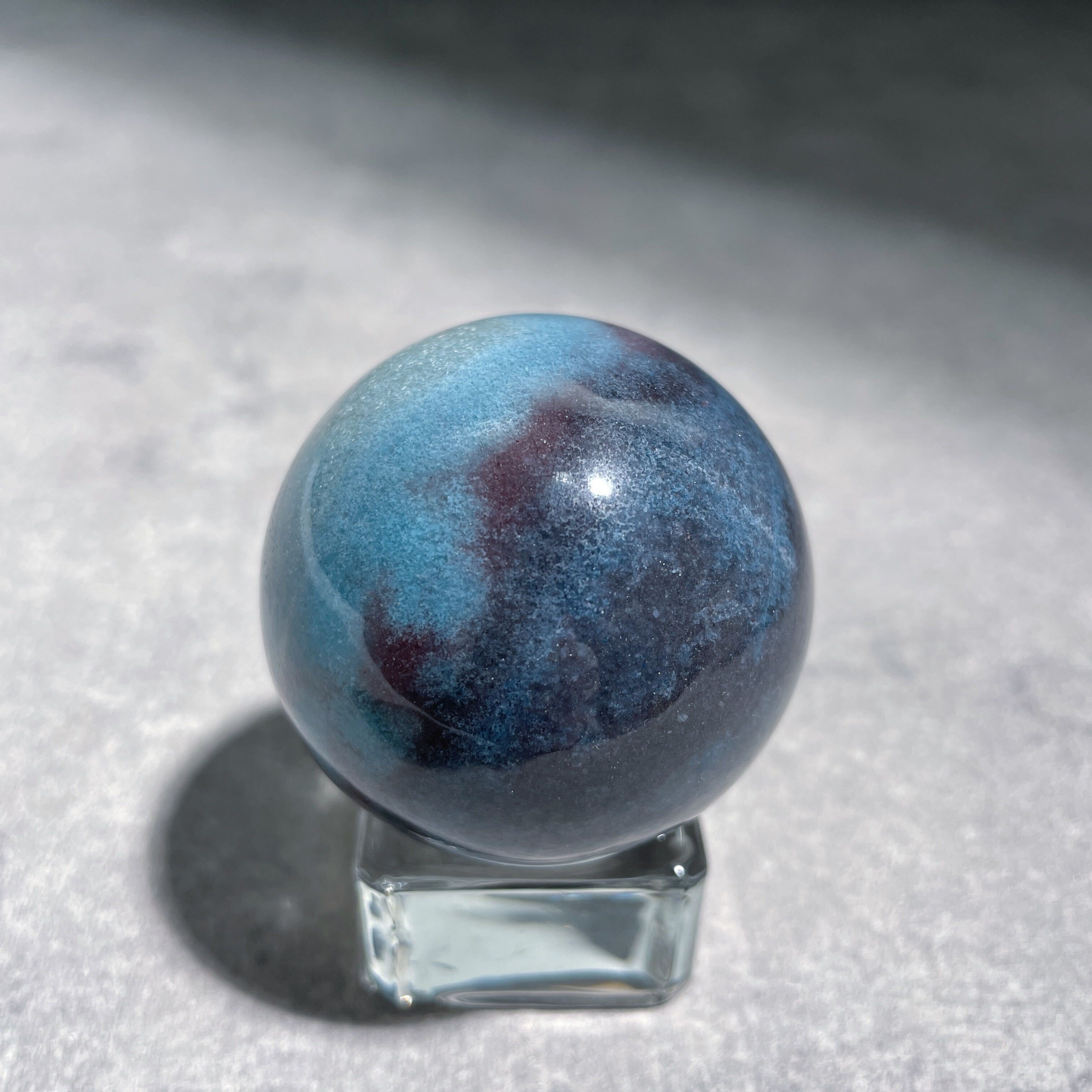 トロレアイトインクォーツ(トロール石)スフィア(丸玉)34◇ Trolleite ◇天然石・鉱物・パワーストーン