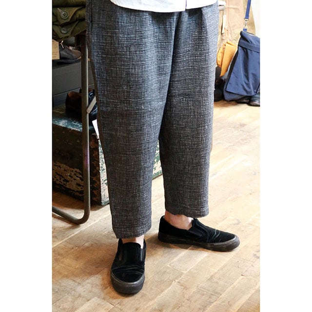 SASHIKO LINEN PREMIUM PEACE PANTS