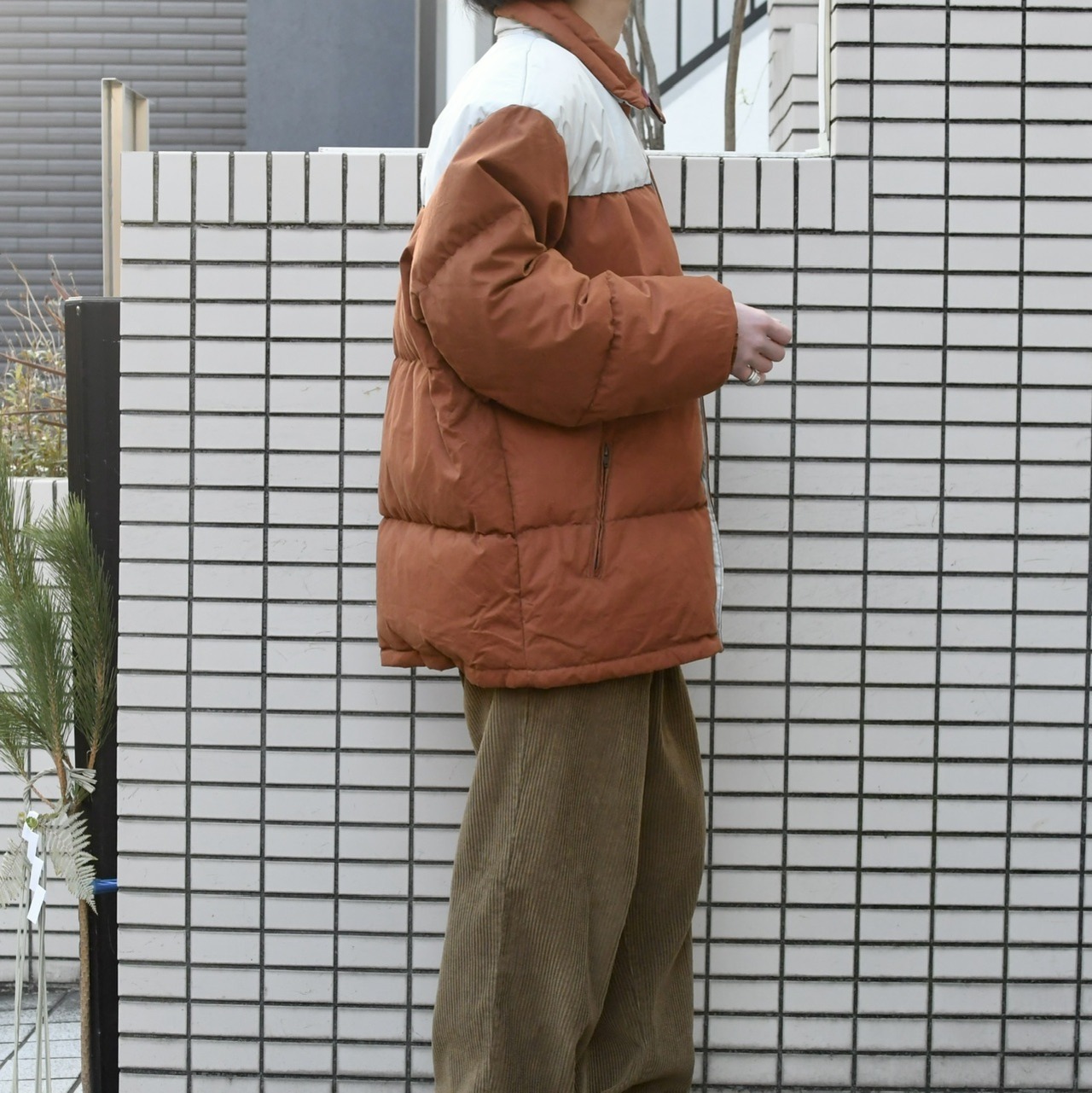 switching design down jacket