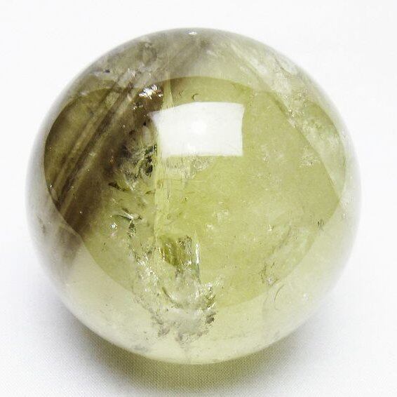 シトリン 丸玉 虹入り 75mm シトリンクォーツ スフィア 一点物 151-7951