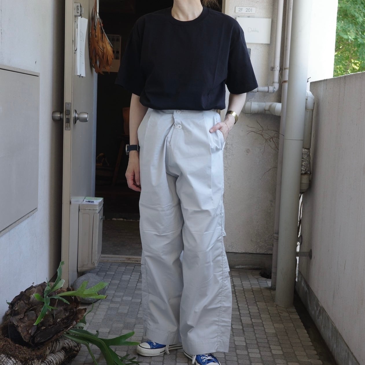 TUKI(ツキ)pajamas パジャマパンツ ash 0041