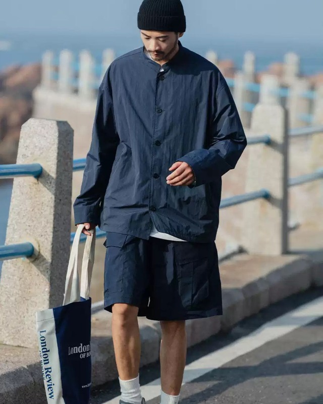 Long Sleeve Oversized Shirt 　x00055