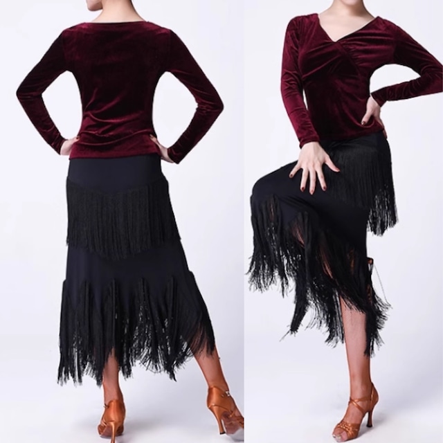 ラテンダンスエレガントトップス ds0440