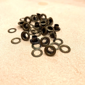 ハトメ #300 内径5.0mm【アンティーク色(20セット入り）】JH-6