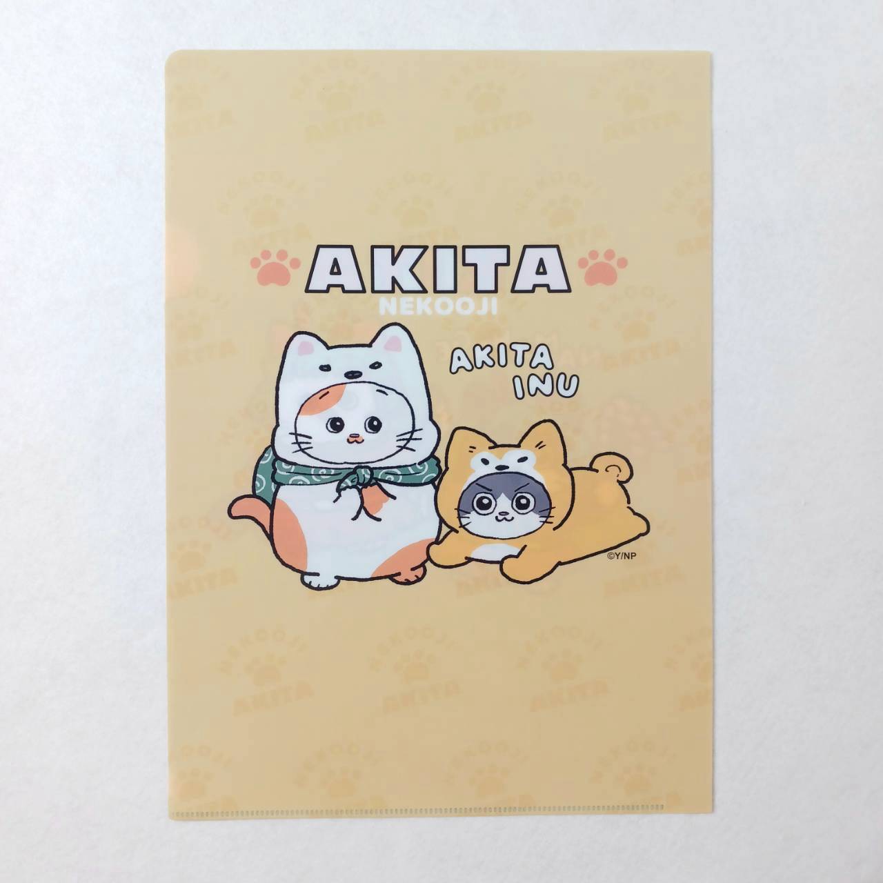 ねこに転生したおじさん秋田 クリアファイル | TORCH-Online Shop-