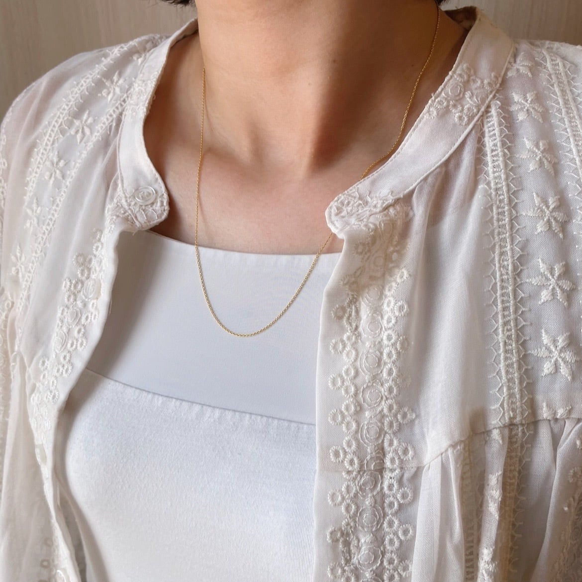 K14GFチェーンネックレス 55cm〈ナチュレ〉 No.97 | スキンジュエリー