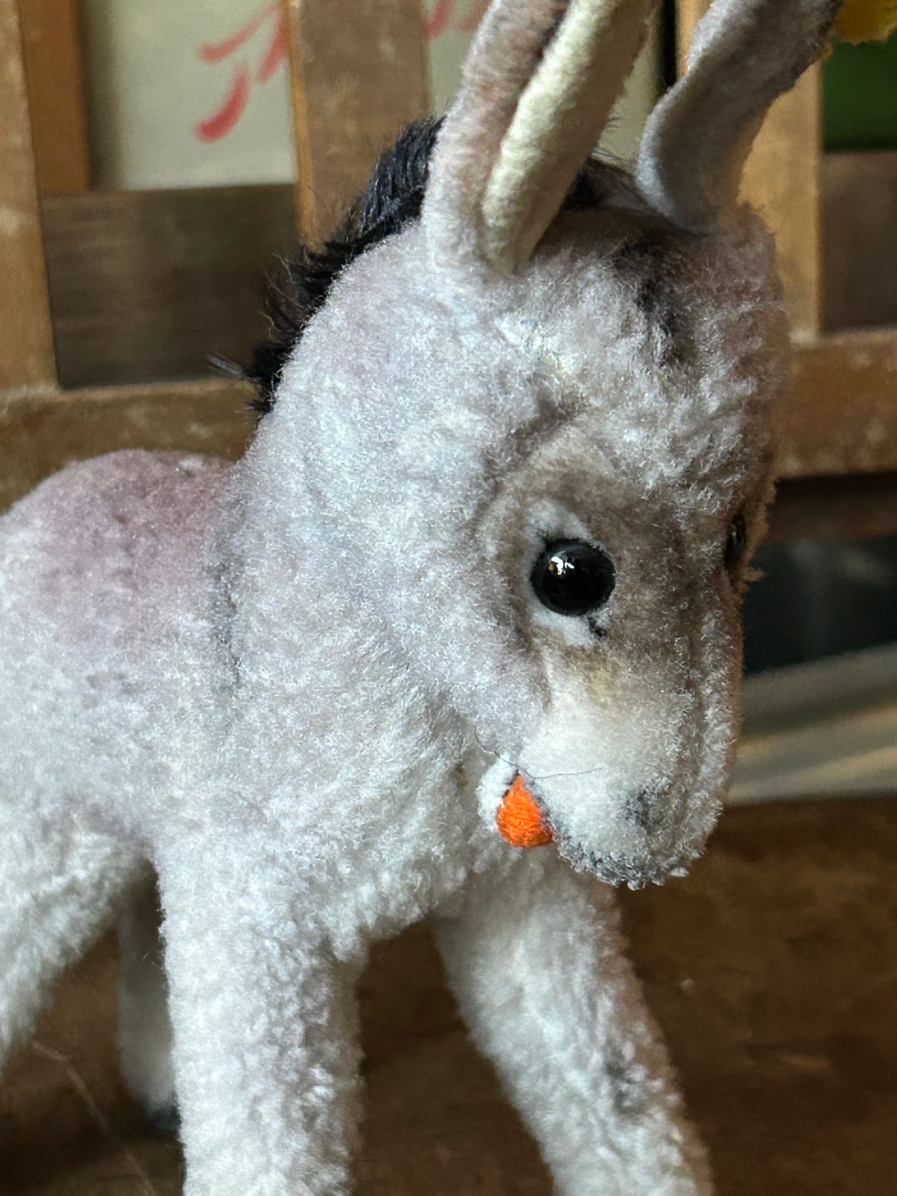 ドイツ製 ヴィンテージ Steiff シュタイフ ロバ Grissy グリッシー