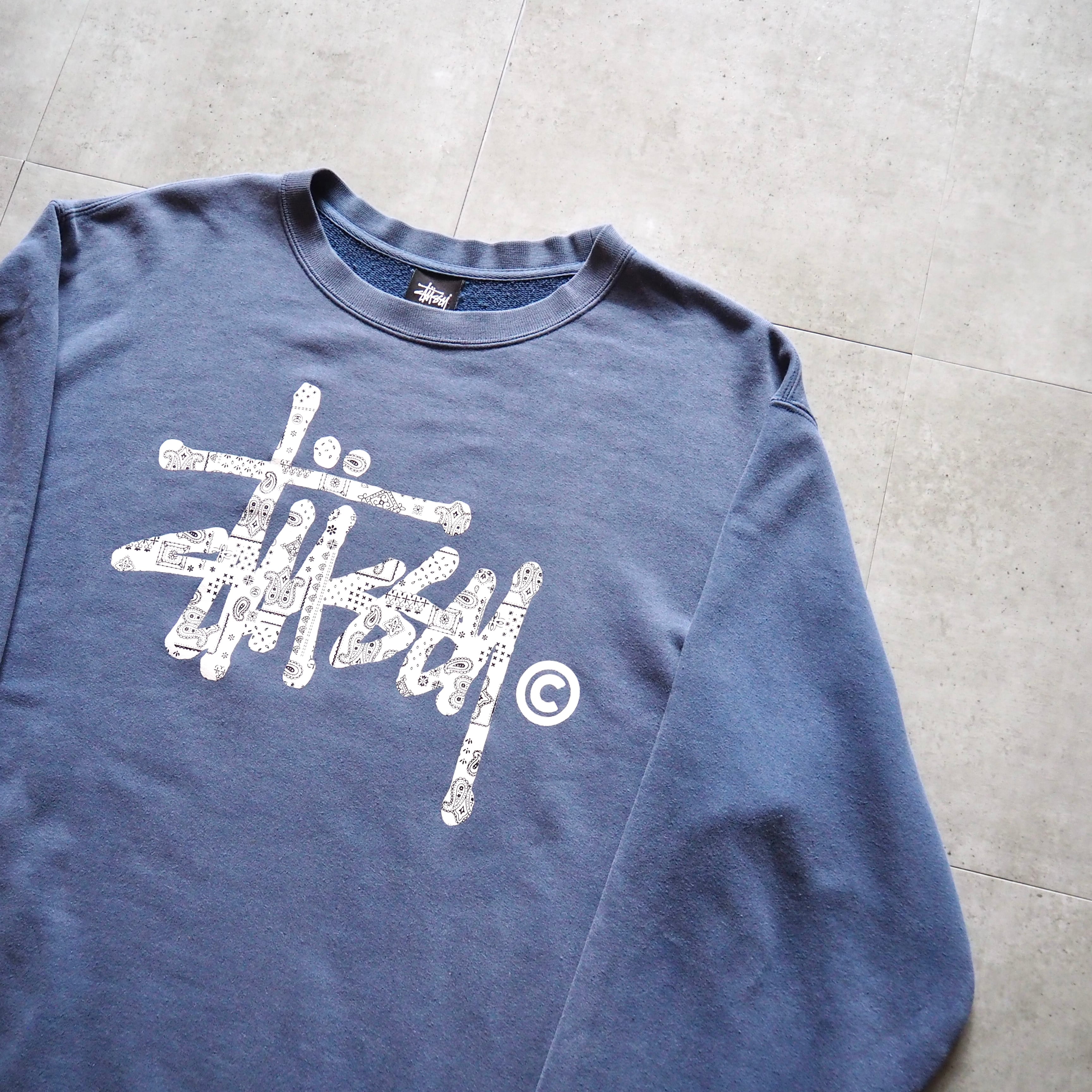 80's~90's old stussy Stock Logo Sweat “黒タグ”【下北沢店】 | Pay ID