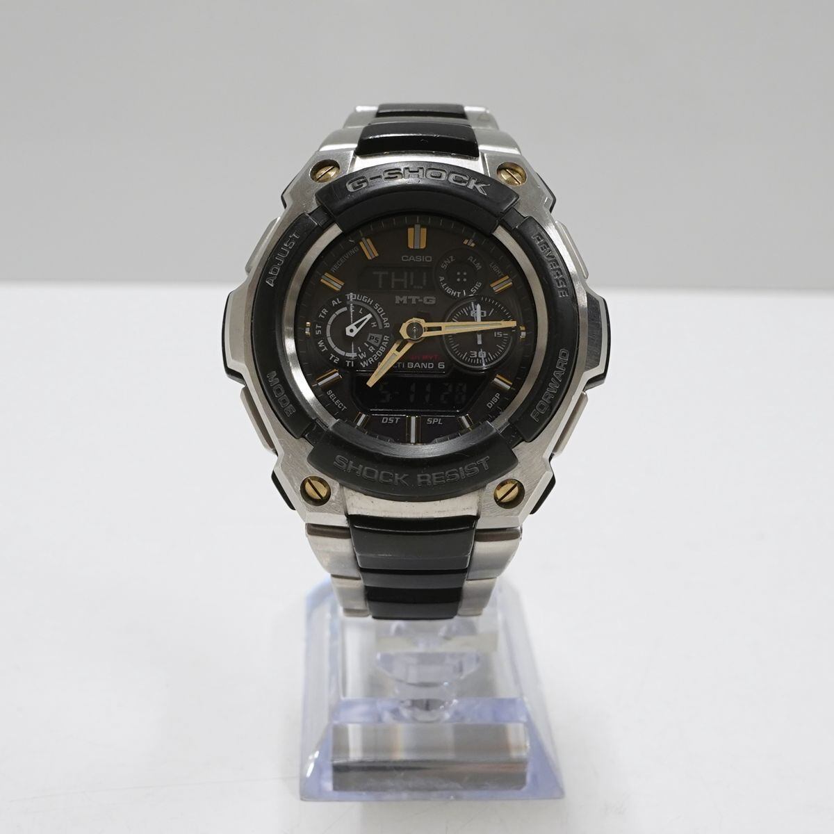 CASIO G-SHOCK MTG-1500 メンズ 腕時計 USED美品 アナデジ ソーラー