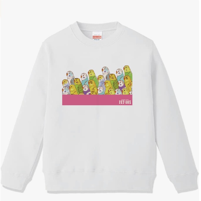 セキセイインコだらけ 整列ver. Tシャツ