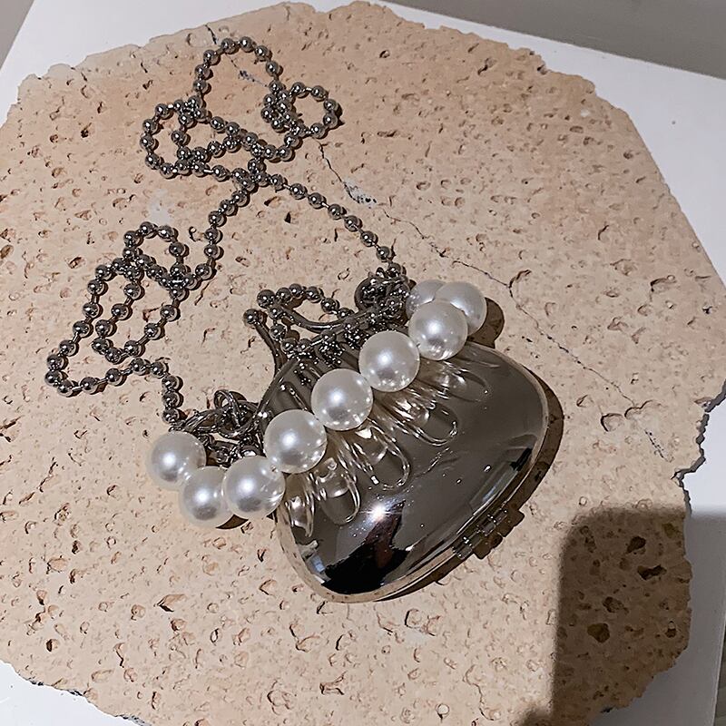 チェーン ミニ メッセンジャーバッグ 財布 パスケース 手作りハンドバック30993771719