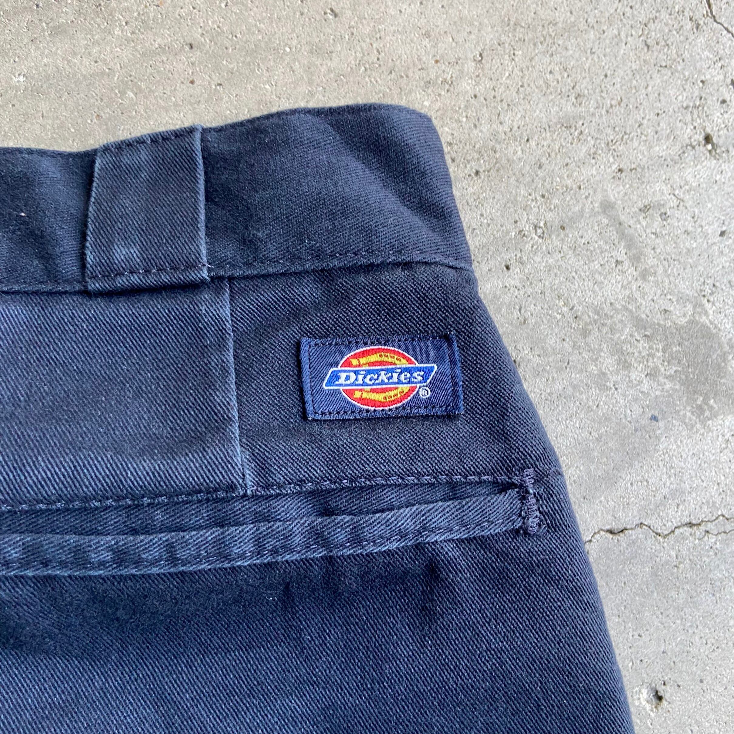 Dickies ディッキーズ 874 ワークパンツ メンズW34 古着 ネイビー 紺