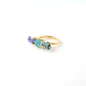 <NEW> Muse 3stone Wide Ring