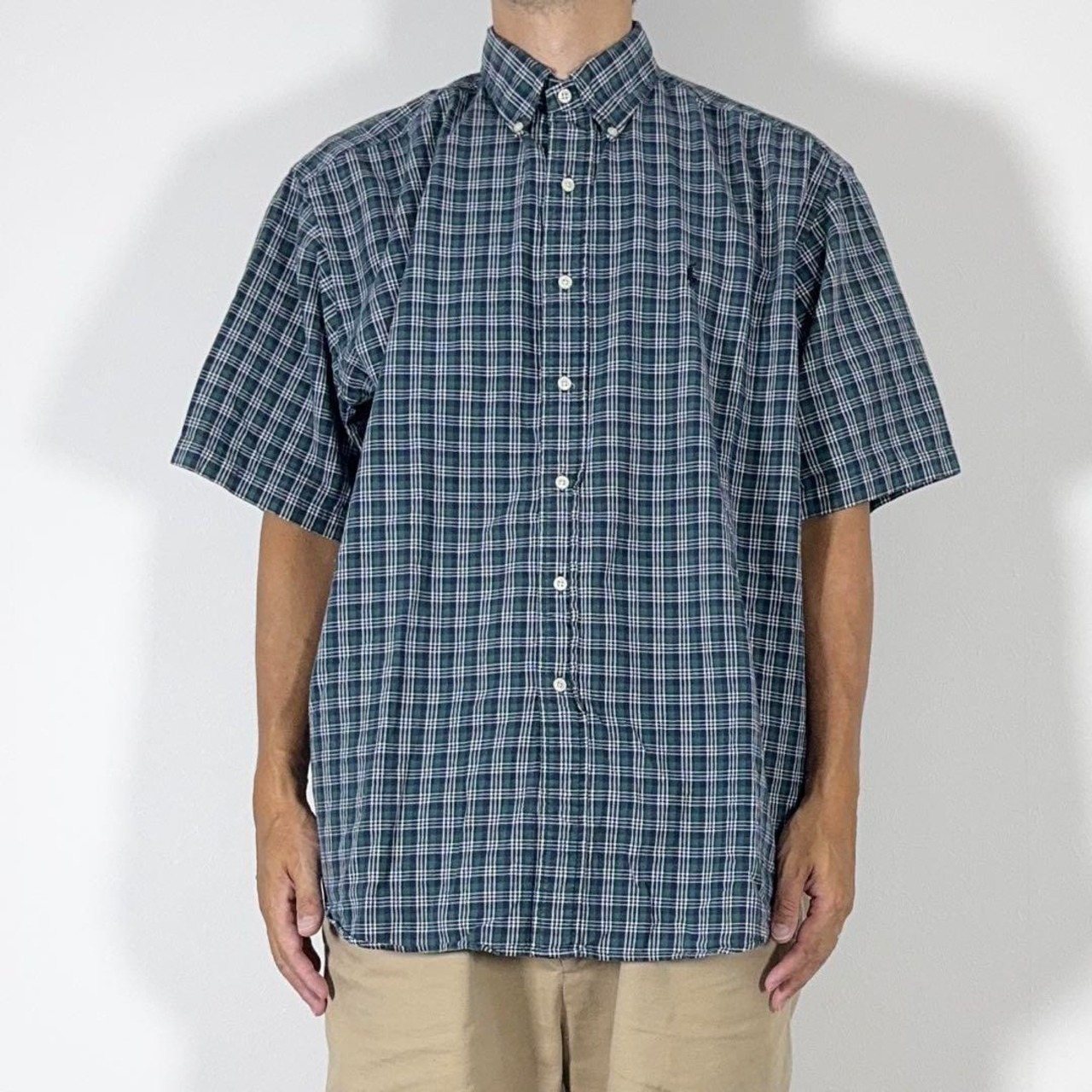 90s Ralph Lauren Plaid S/S shirt BLAKE L 古着 - 15