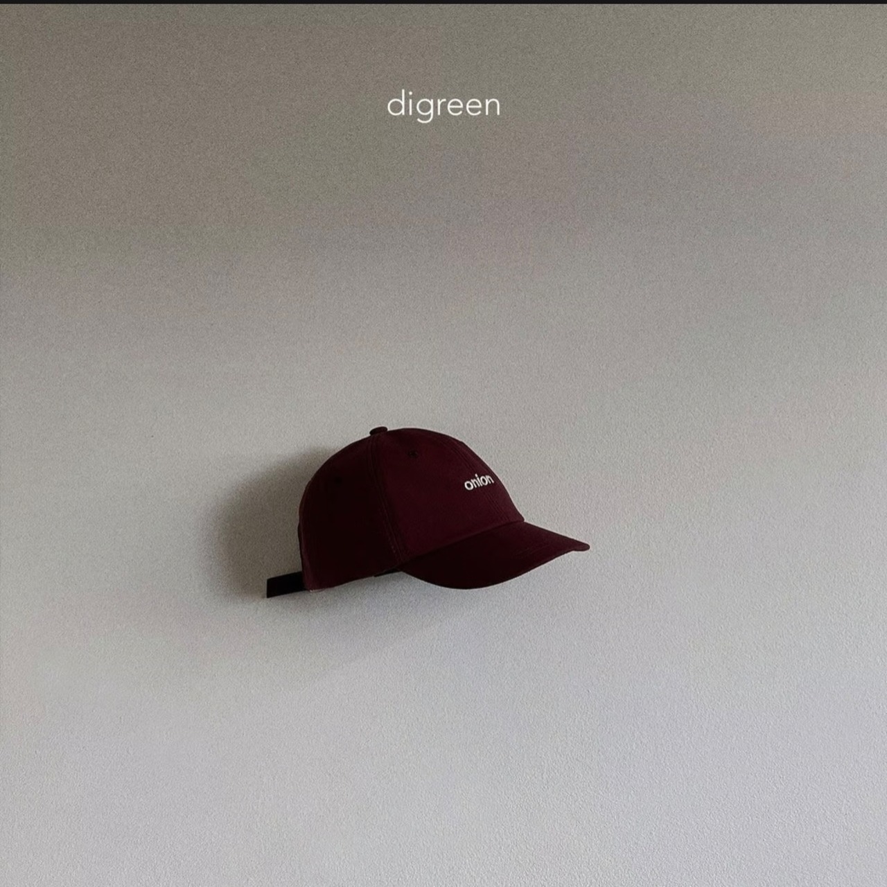 【digreen】onionキャップ burgundy FREEサイズ 240221di - 2