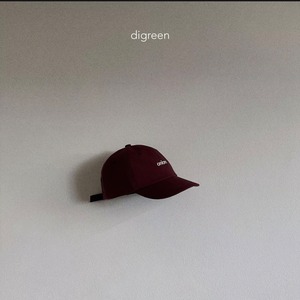 【digreen】onionキャップ burgundy FREEサイズ 240221di
