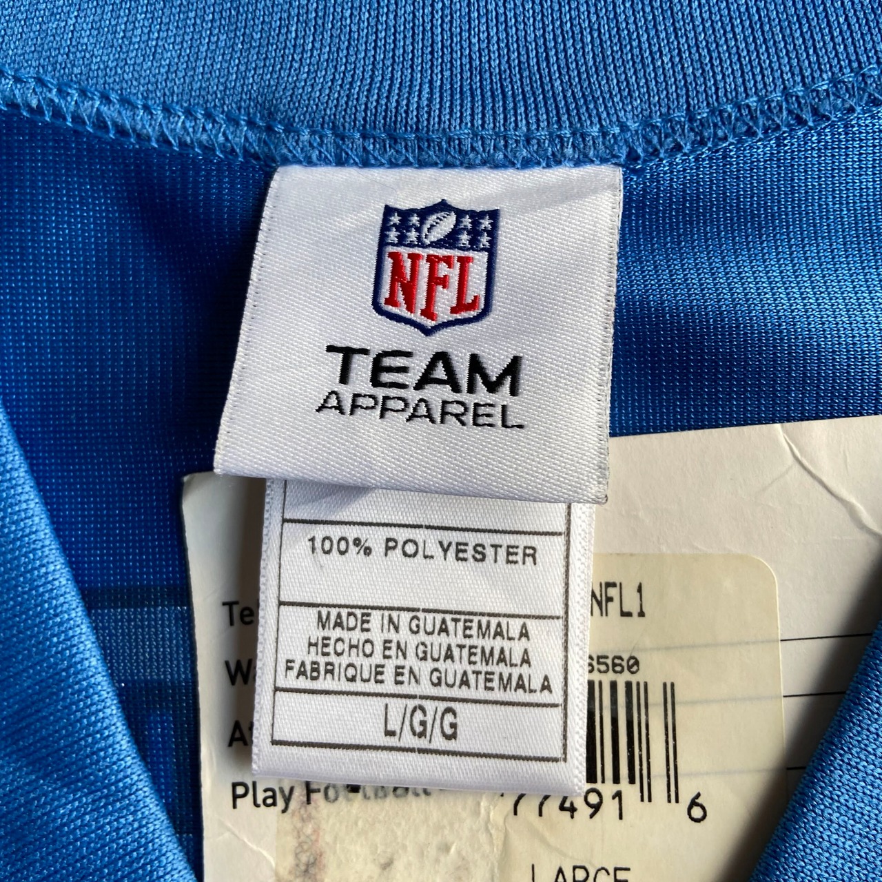 DEADSTOCK” NFL デトロイト・ライオンズ ゲームシャツ フットボール 