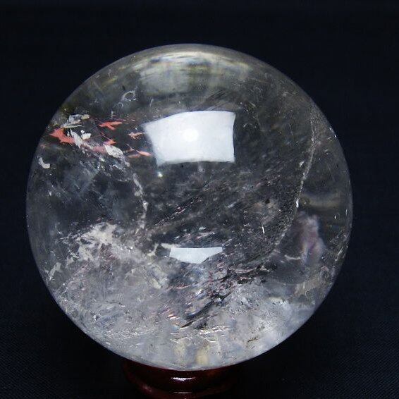 水晶 丸玉 59mm スフィア 置物 水晶玉 一点物 151-9052