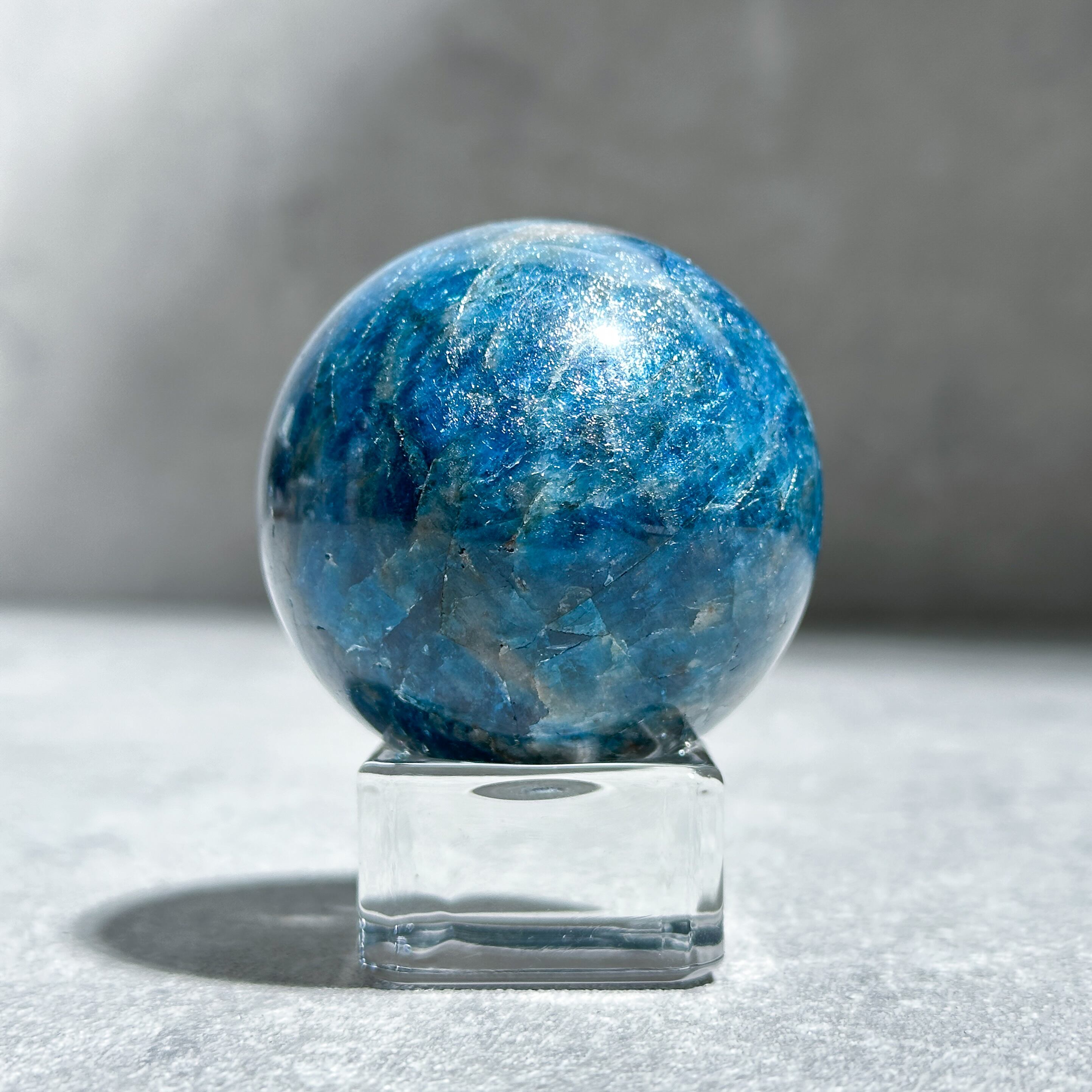 ブルーアパタイト スフィア11◇Blue apatite◇ 天然石