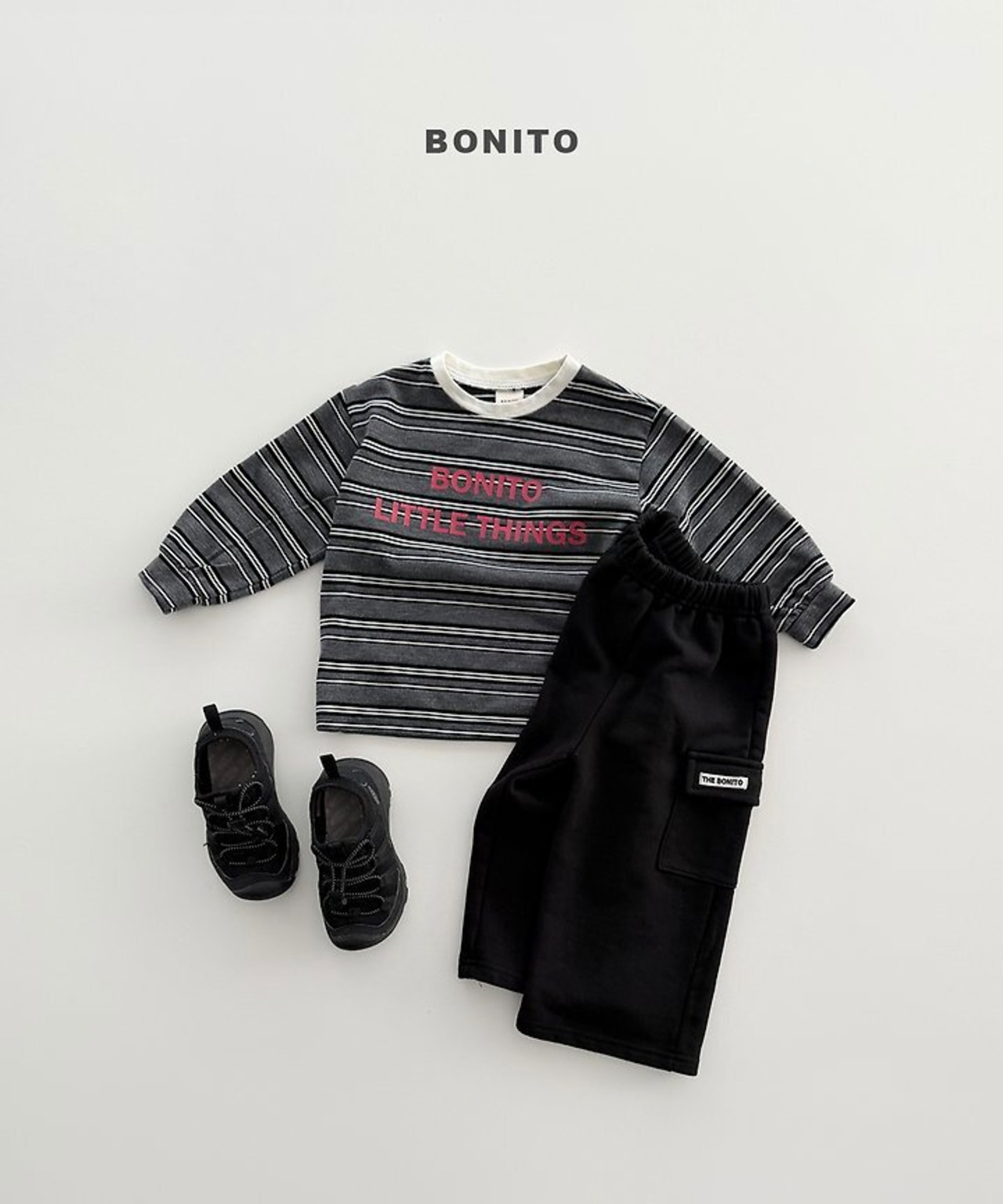 韓国子供服 / BONITO / 26Autumn / ワンポイントロゴTシャツ / 秋服 *12M~JM *