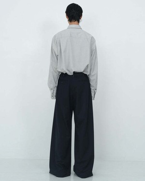 【26AW】Tamme タム / 4-TUCK WIDE SLACKS