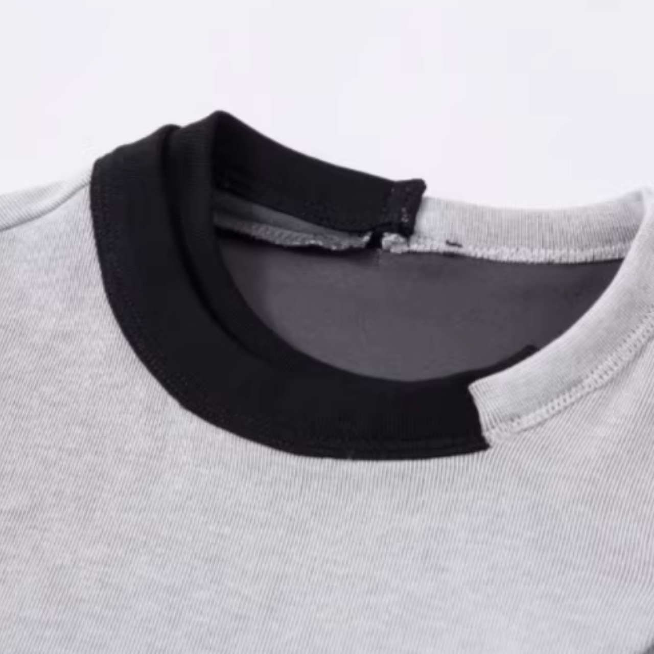 バイカラー ステッチアクセント ハーフスリーブ  　TB1823・画像8