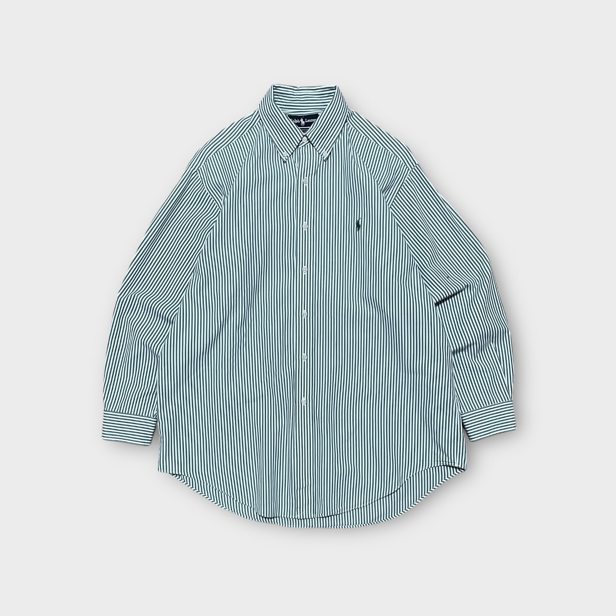 【Ralph Lauren】1990's "YARMOUTH" ボタンダウンストライプシャツ