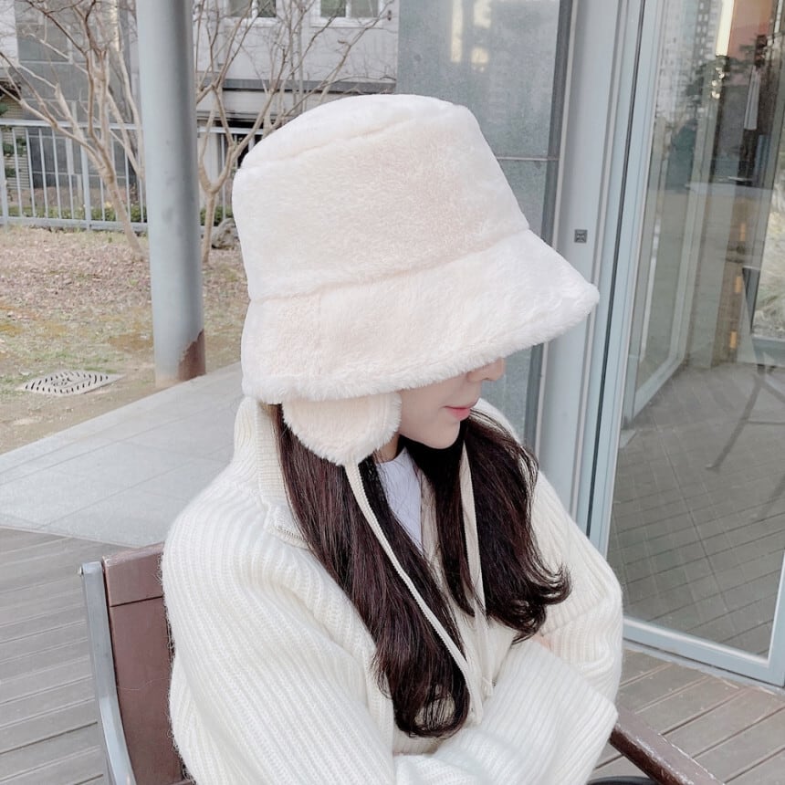 耳あて付きファーバケットハット | Festa Golf