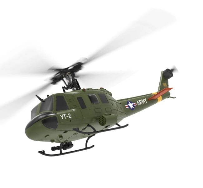◆F07-V(UH1) Huey BNF メタルヘッド Futaba S-FHSS リモートID接続用空きプラグ有