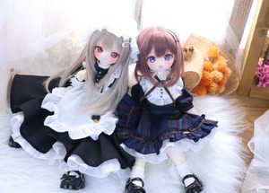 『受注 Pre-order』 1/6TinyFox / BABY KUMAKO【ロイヤル・ヴィクトリアンメイド（ブラック）】【Victorian Maid Dress (Black color)】