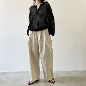 ナンバーミーTOKYO"TWILL PAINTER PANTS"ECRU
