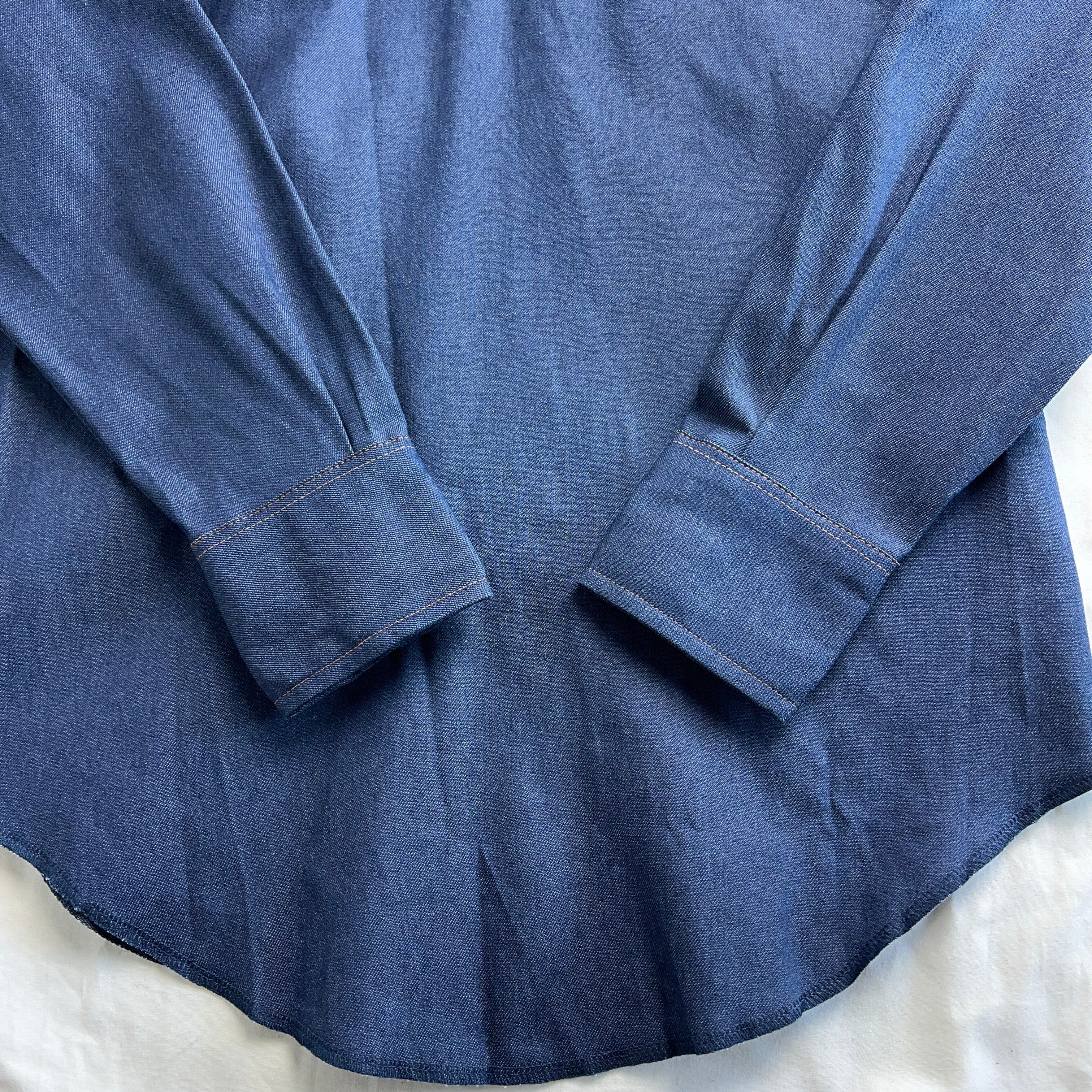 Dead Stock 80's~90's Wrangler 70127MW DENIM WESTERN SHIRT 80年代