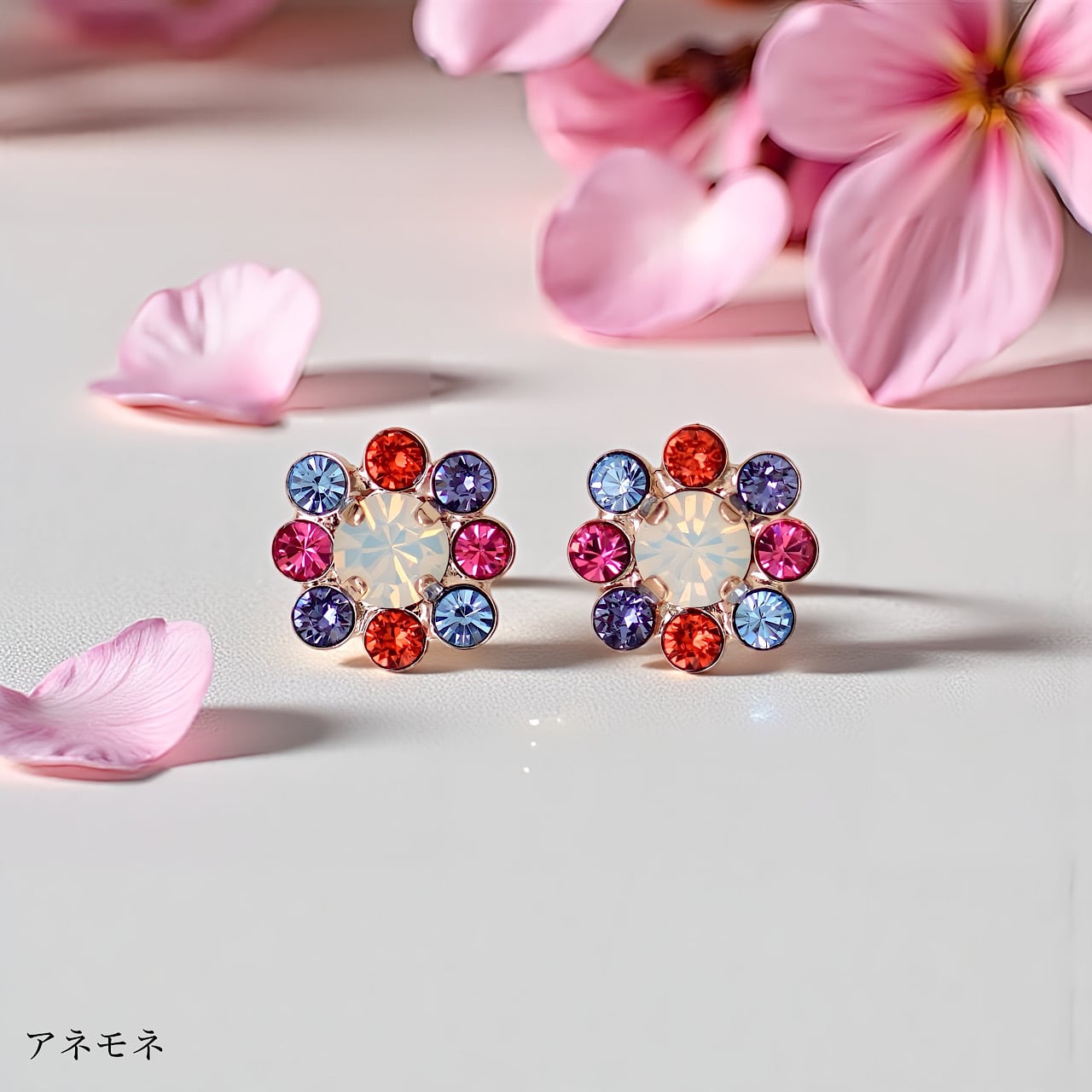 小花ピアス | MAKI NUMOTO (マキ ヌモト) ｜コスチュームジュエリー