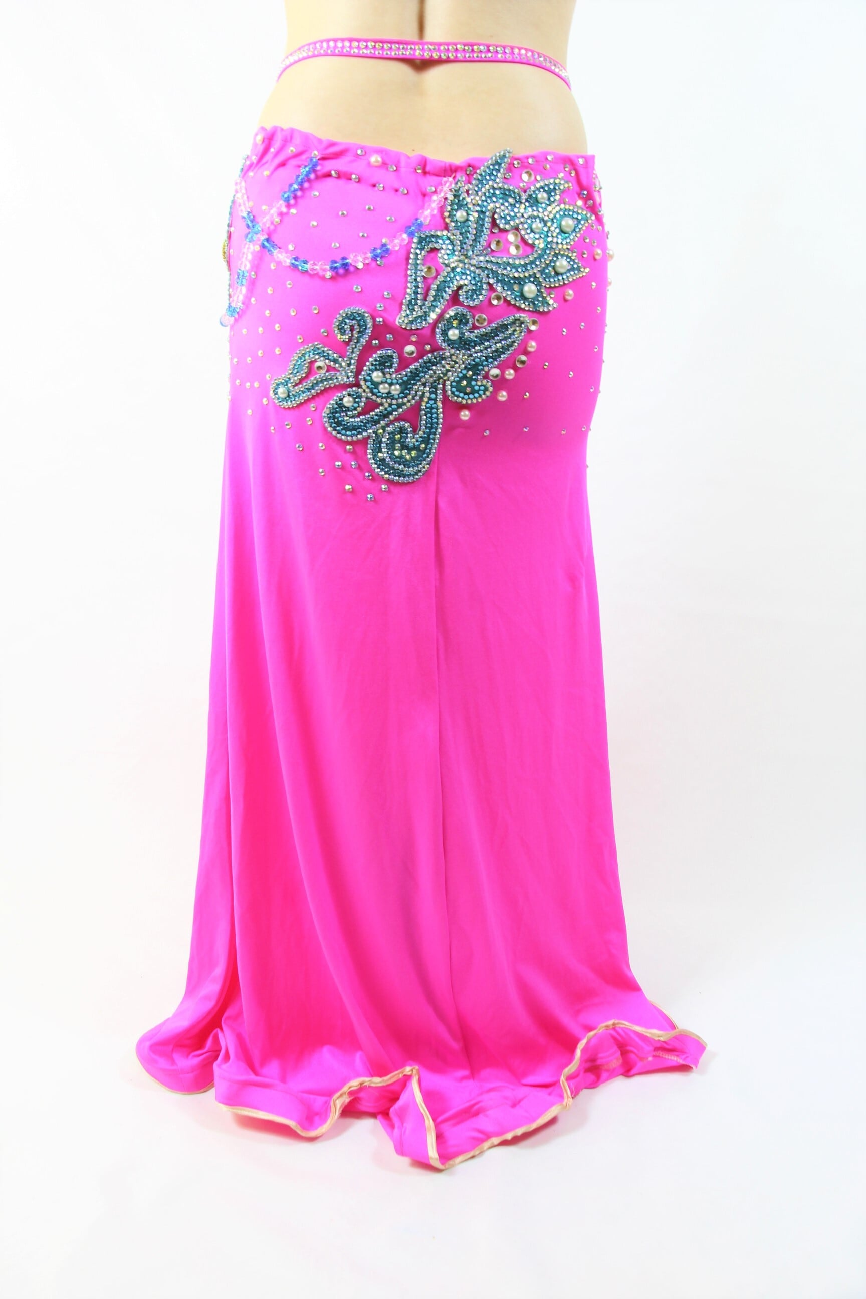 【希少! ベリーダンス用衣装 エジプト製】HISHAM OSMAN チェック柄 希少! ベリーダンス用衣装 エジプト製】HISHAM OSMAN チェック柄 希少