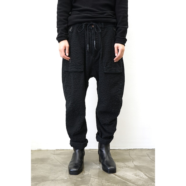 [D.HYGEN] (ディーハイゲン) ST107-0322A Scab Jaguar Stretch Cotton Denim Tapered Cropped Pants