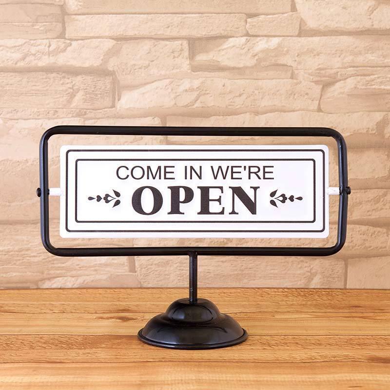 可愛らしい ワーゲンバス オープン看板 OPEN サインボード OPEN 看板