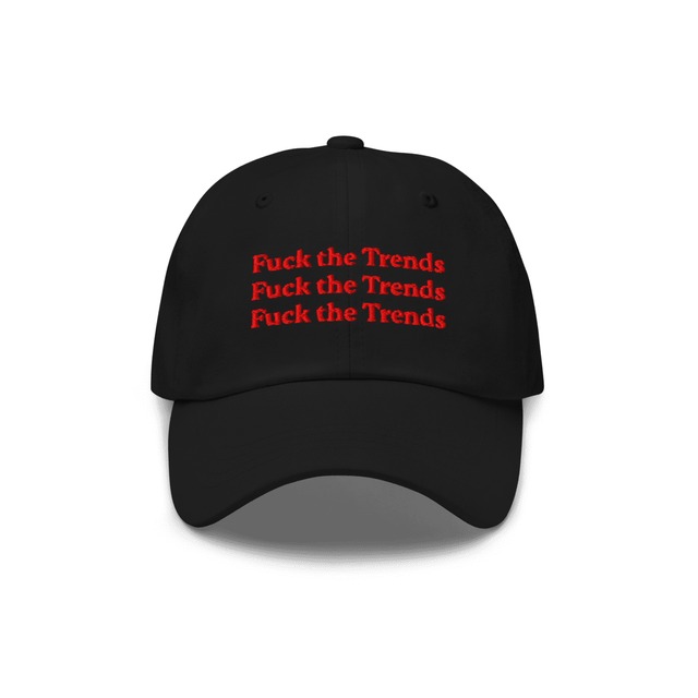 【060】Fuck the Trends Cap Black