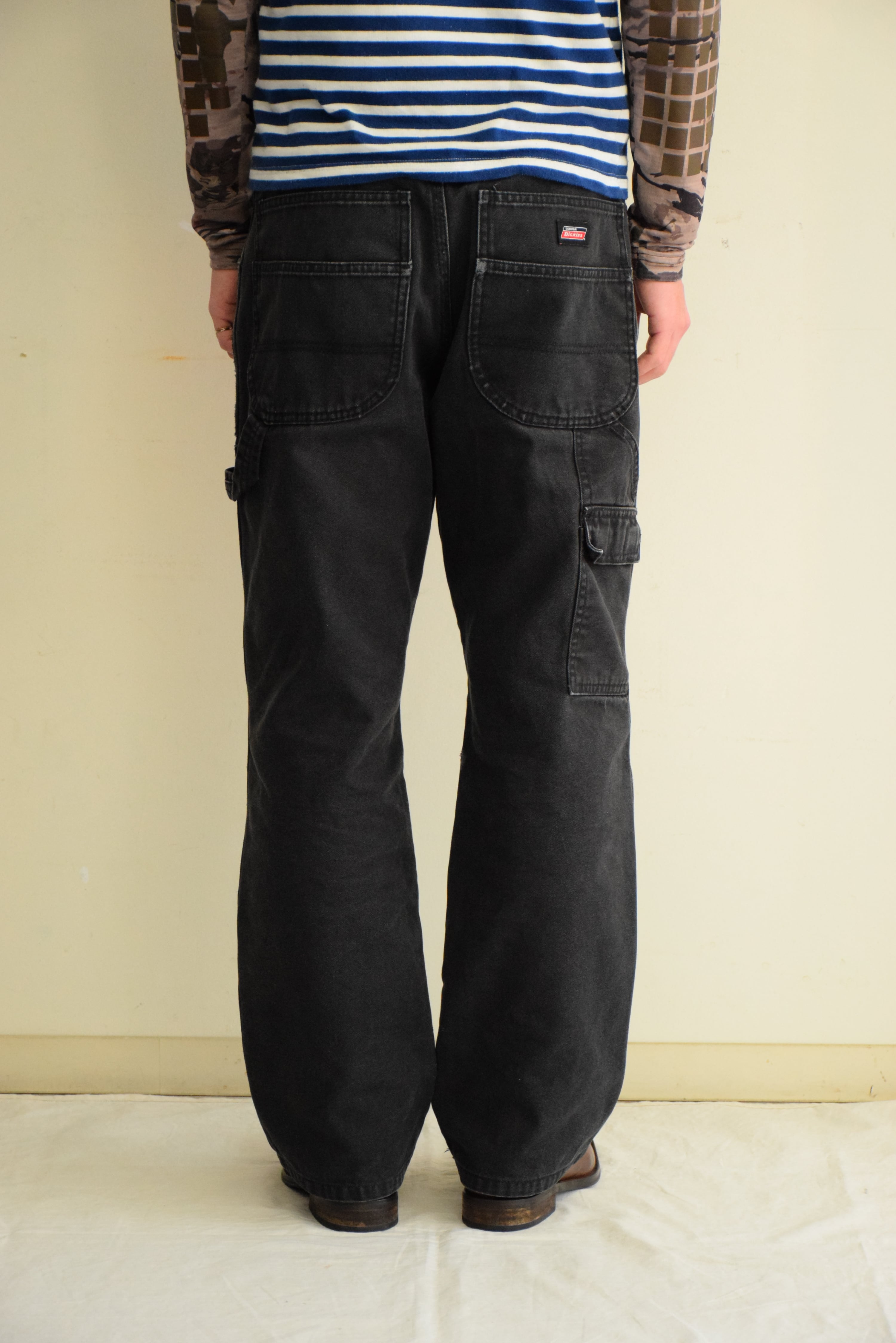 Dickes ダブルニーダックパンツ メンズW32L30 ディッキーズ ブラック