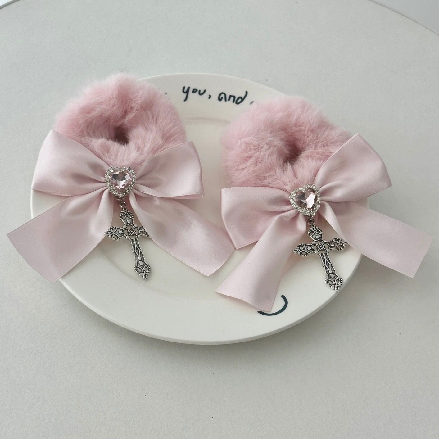 ファーコート ジャケット 白 レース 十字架 地雷系 ロック 個性 ハート 革 2352-61A5423209.jpg?v=1697437167