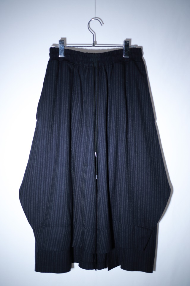 Slit-Pants (black/stripe)