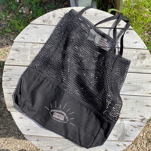 mesh  bag《 black × silver 》