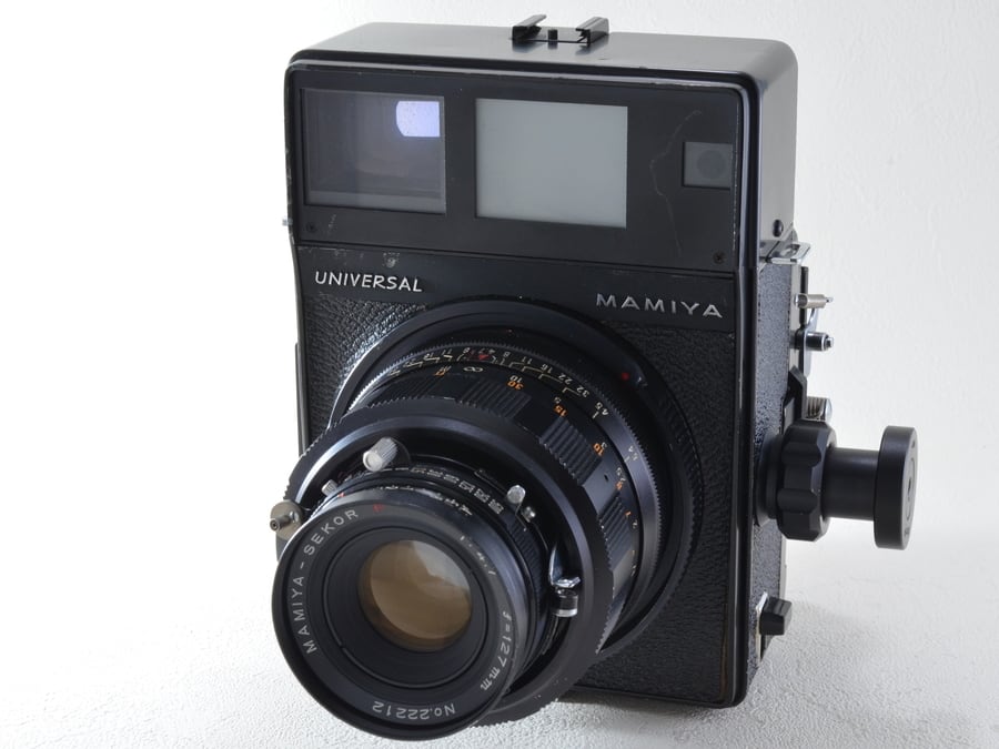 Mamiya UNIVERSAL PRESS / SEKOR 127mm F4.7 ユニバーサルプレス ...