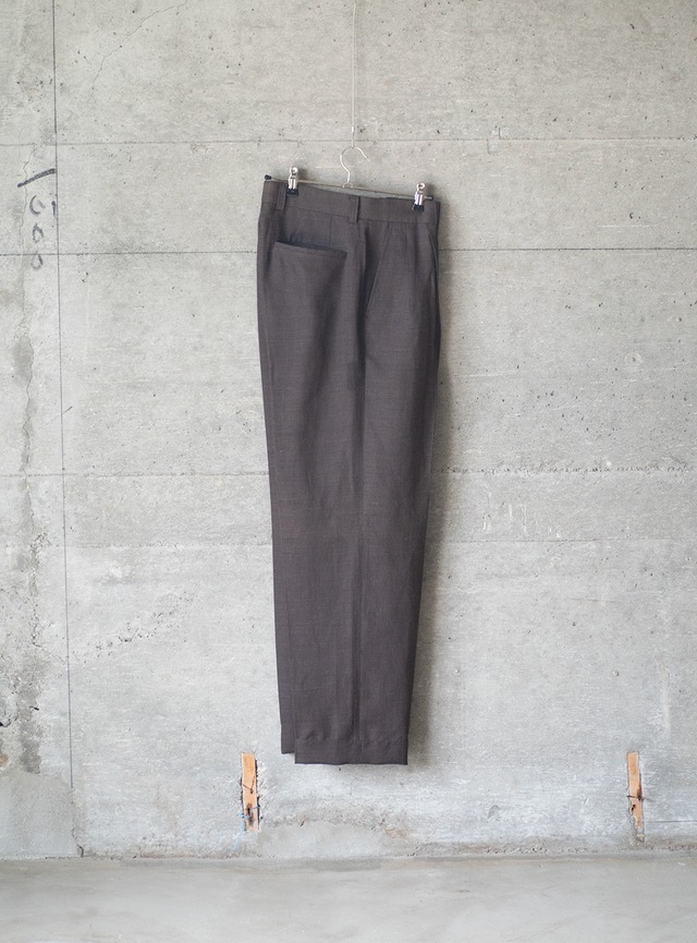 "NINE THREE QUARTER" 1990s Wool linen trousers