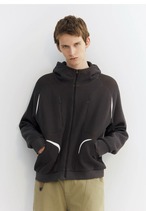 NORYBRAND Mesh Knit Multi Pocket Hoodie