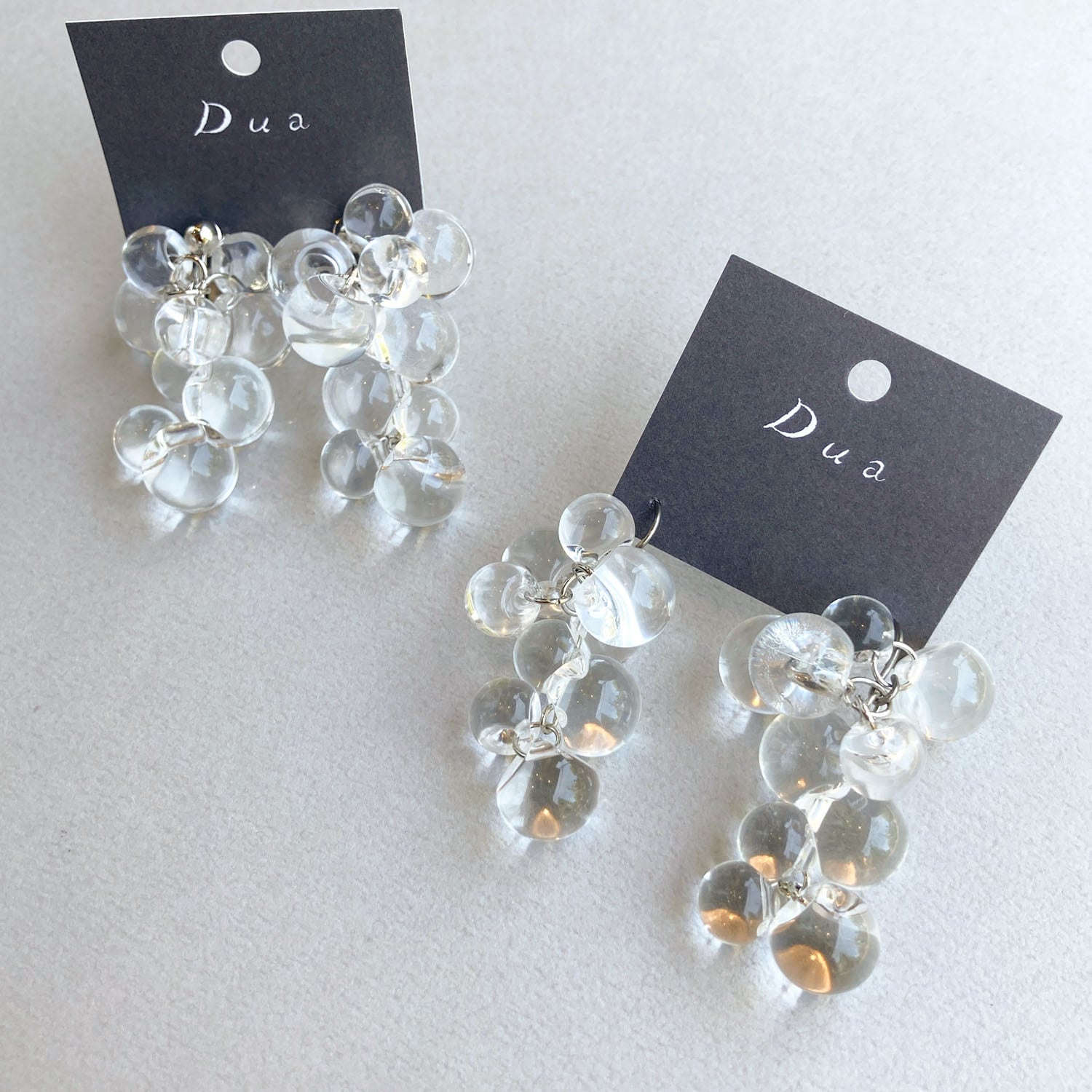 再入荷〉クリアスズマルのじゃらじゃら〈ピアス/イヤリング〉 | Dua